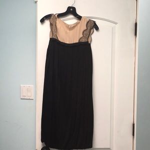 3.1 Phillip Lim beige & black sleeveless dress M